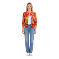 Load image into Gallery viewer, Libertine Coral Multi Embellished Knit Cardigan Sweater with Pearl Buttons
