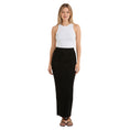 Load image into Gallery viewer, Rick Owens Black Porterville Collection High Waisted Alpaca and Wool Knit Pillar Maxi Skirt with Back Slit
