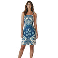 Load image into Gallery viewer, Mestiza Jardin Bleu Aniston Mini Dress
