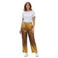 Load image into Gallery viewer, Kiton Gold / Taupe Ombre Effect Drawstring Silk Pants
