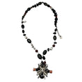 Load image into Gallery viewer, Chanel Haute Couture Fall Winter 2006 Multicolor Stone and Crystal CC Logo Station Statement Necklace
