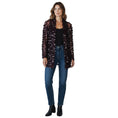 Load image into Gallery viewer, Jenny Packham Purple Sequin and Bead Embellished Mesh Tulle Jacket
