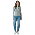 Load image into Gallery viewer, Prada Grey / Green Collar Fine Knit Cardigan Sweater
