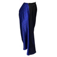 Load image into Gallery viewer, Dries Van Noten Purple Ombre Effect Checkerboard Print Asymmetric Silk Midi Skirt
