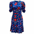 Load image into Gallery viewer, La DoubleJ Blue / Red Floral Coquette Dress
