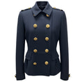 Load image into Gallery viewer, Burberry Navy Classic Double Breasted Jacket
