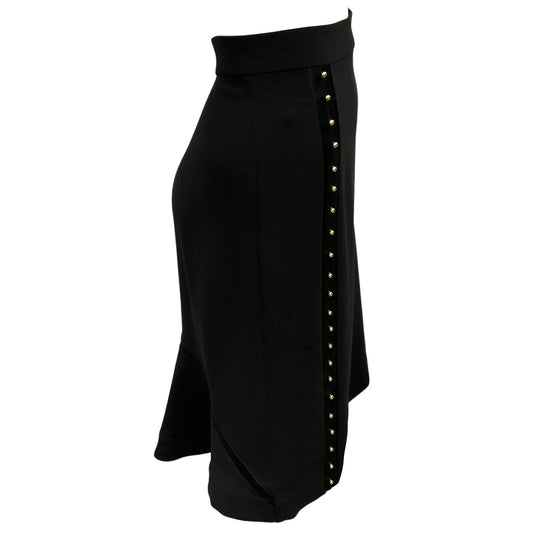 Altuzarra Black Welkes Bead Embellished Crepe Midi Skirt