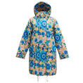Load image into Gallery viewer, Marni Tan / Blue / Pink Multi Floral Coat with Hood
