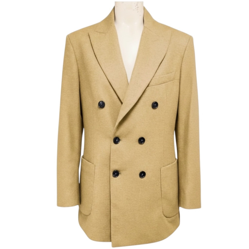 Circolo 1901 Tan Cachemire Monochrome 'Masculine' Jacket