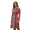 Load image into Gallery viewer, Missoni Multi 2024 Zigzag Knit Polo Dress
