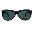 Load image into Gallery viewer, Gucci Black Cat Eye Acetate Sunglasses with Metal Accents
