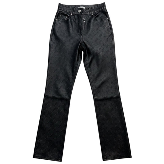Saks Potts Black Lamb Leather Rosita Pants