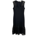 Load image into Gallery viewer, Jonathan Simkhai Black Lace Trim Sleeveless Midi Dress
