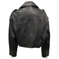 Load image into Gallery viewer, Agolde x Shoreditch Ski Club Black Remi Cropped Leather Biker Jacket
