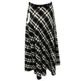 Load image into Gallery viewer, Akris Punto Black / Cream / Camel Plaid Midi Skirt
