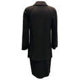 Load image into Gallery viewer, St. John Dark Brown Wool and Viscose Knit Jacket and Skirt Set
