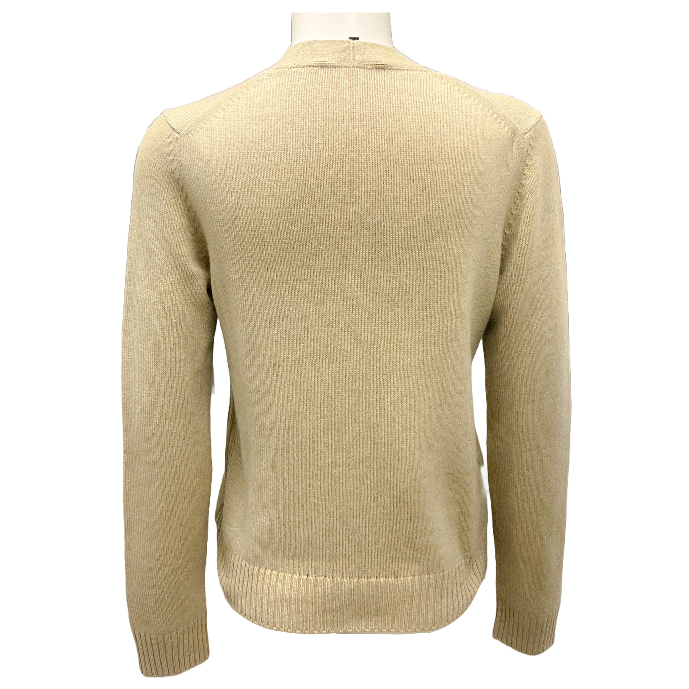Loro Piana Beige Hot Springs Baby Cashmere Parksville Cardigan Sweater