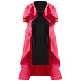 Load image into Gallery viewer, Carolina Herrera Black / Pink Strapless Crepe Taffeta Ruffle Column Gown
