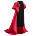 Load image into Gallery viewer, Carolina Herrera Black / Pink Strapless Crepe Taffeta Ruffle Column Gown
