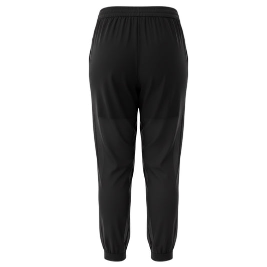 Gucci Black Relaxed Fit Elastic Waist Silk Pants