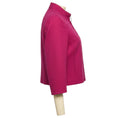 Load image into Gallery viewer, Akris Punto Fuchsia Pink Zip Front Wool and Angora Jacket
