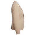 Load image into Gallery viewer, Fabiana Filippi Tan / White Striped Cotton Blazer
