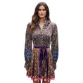 Load image into Gallery viewer, Marc Jacobs Olive Multi Printed Silk Dress
