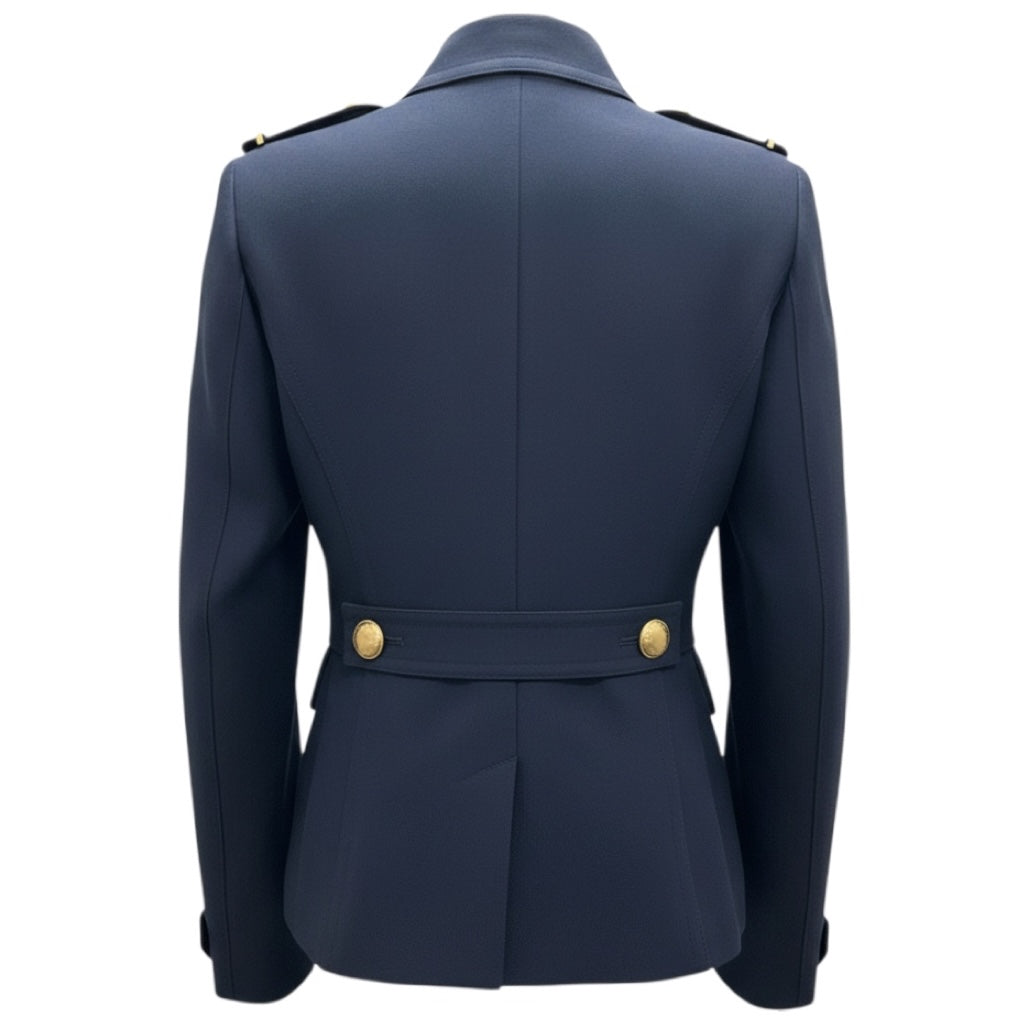 Burberry Navy Classic Double Breasted Jacket