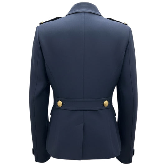 Burberry Navy Classic Double Breasted Jacket