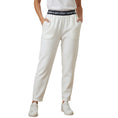 Load image into Gallery viewer, T by Alexander Wang Bright White Stretch Corduroy Pant with Logo Elastic
