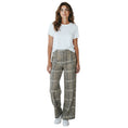 Load image into Gallery viewer, 3.1 Phillip Lim Brown Multi Sequin Plaid Wide Leg Trouser
