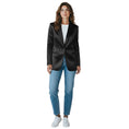Load image into Gallery viewer, Lafayette 148 New York Black Satin Blazer
