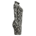 Load image into Gallery viewer, Dries Van Noten Black / White Butterfly Print Midi Dress
