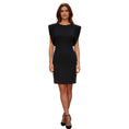 Load image into Gallery viewer, WARDROBE.NYC Black Sheath Mini Dress
