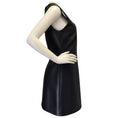 Load image into Gallery viewer, Versace Black Lambskin Leather Mini Dress
