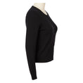 Load image into Gallery viewer, Lisa Perry Black Cashmere Knit Cardigan Sweater and Tank Top Set
