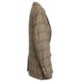 Load image into Gallery viewer, Lafayette 148 New York Beige / Brown Plaid One Button Wool Blazer
