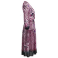 Load image into Gallery viewer, Kobi Halperin Lilac / Pink / Midnight Blue Multi Chloe Floral and Paisley Print Midi Dress
