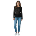 Load image into Gallery viewer, Oscar de la Renta Black Embellished Knit Top
