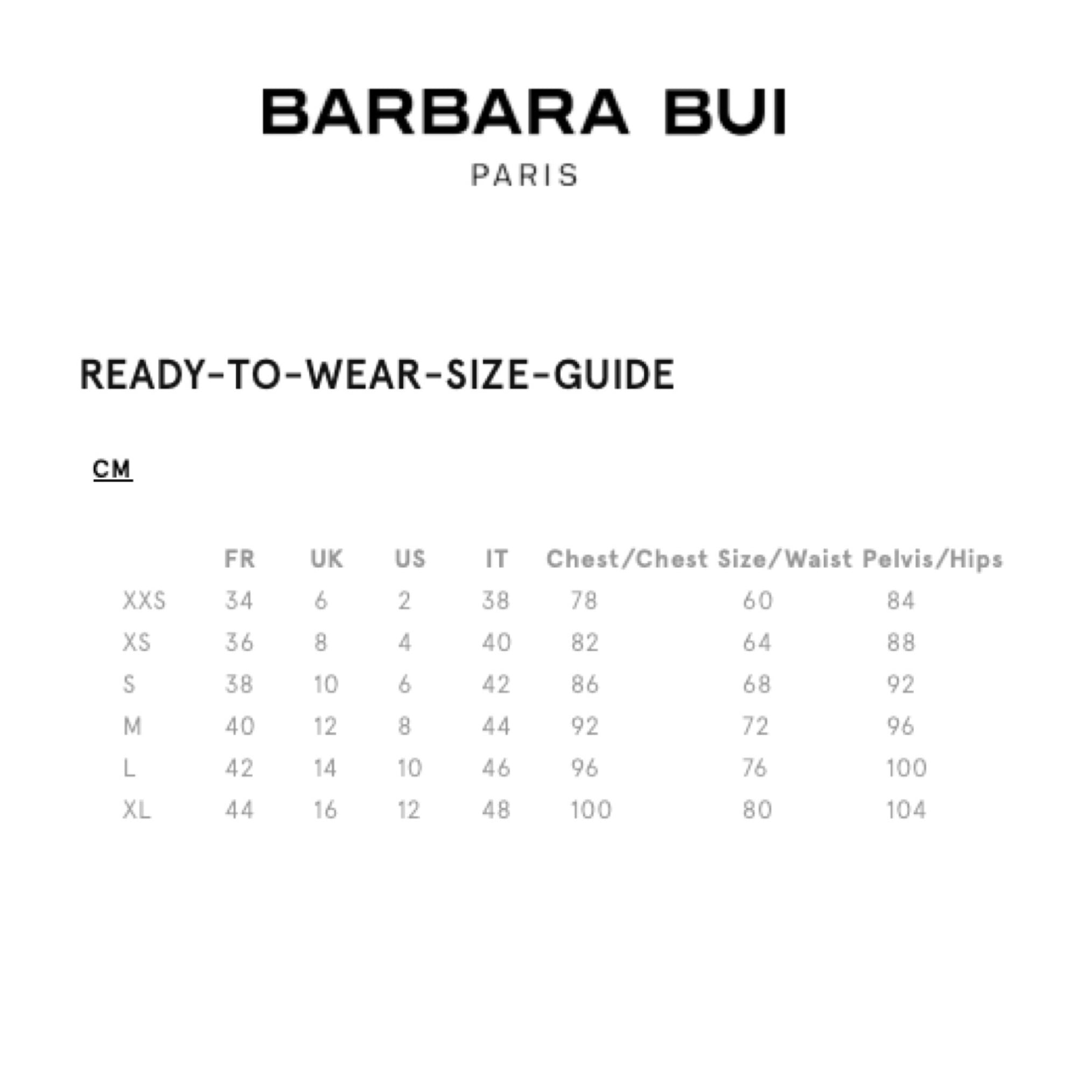 Barbara Bui Black / Silver Chain Detail Top