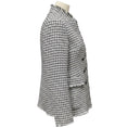 Load image into Gallery viewer, Akris Punto White / Black Fringed Tweed Jacket
