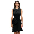 Load image into Gallery viewer, Victoria Beckham Black Bow Detail Viscose Stretch Dress
