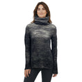 Load image into Gallery viewer, Chanel Charcoal Grey Alpaca and Linen Knit Turtleneck Sweater
