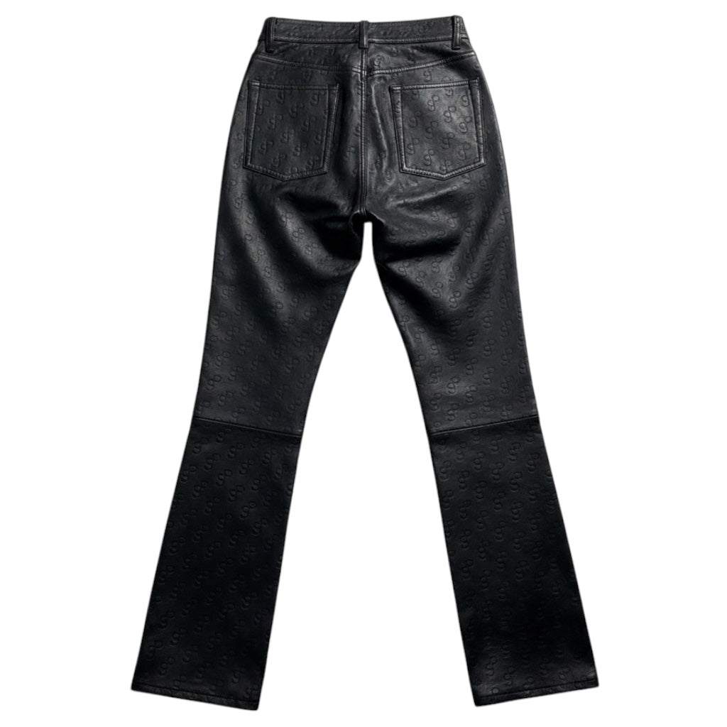 Saks Potts Black Lamb Leather Rosita Pants