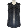 Load image into Gallery viewer, Ralph Lauren Collection Blue Silk Lined Lamb Shearling Vest

