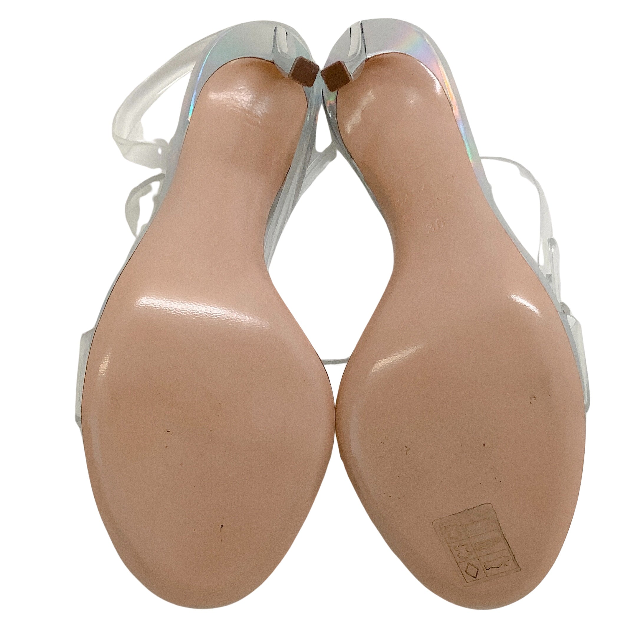 Casadei Clear / Argento Osiride Sandals