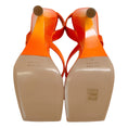 Load image into Gallery viewer, GIA / RHW Orange Satin Rosie 12 Wedge Sandals
