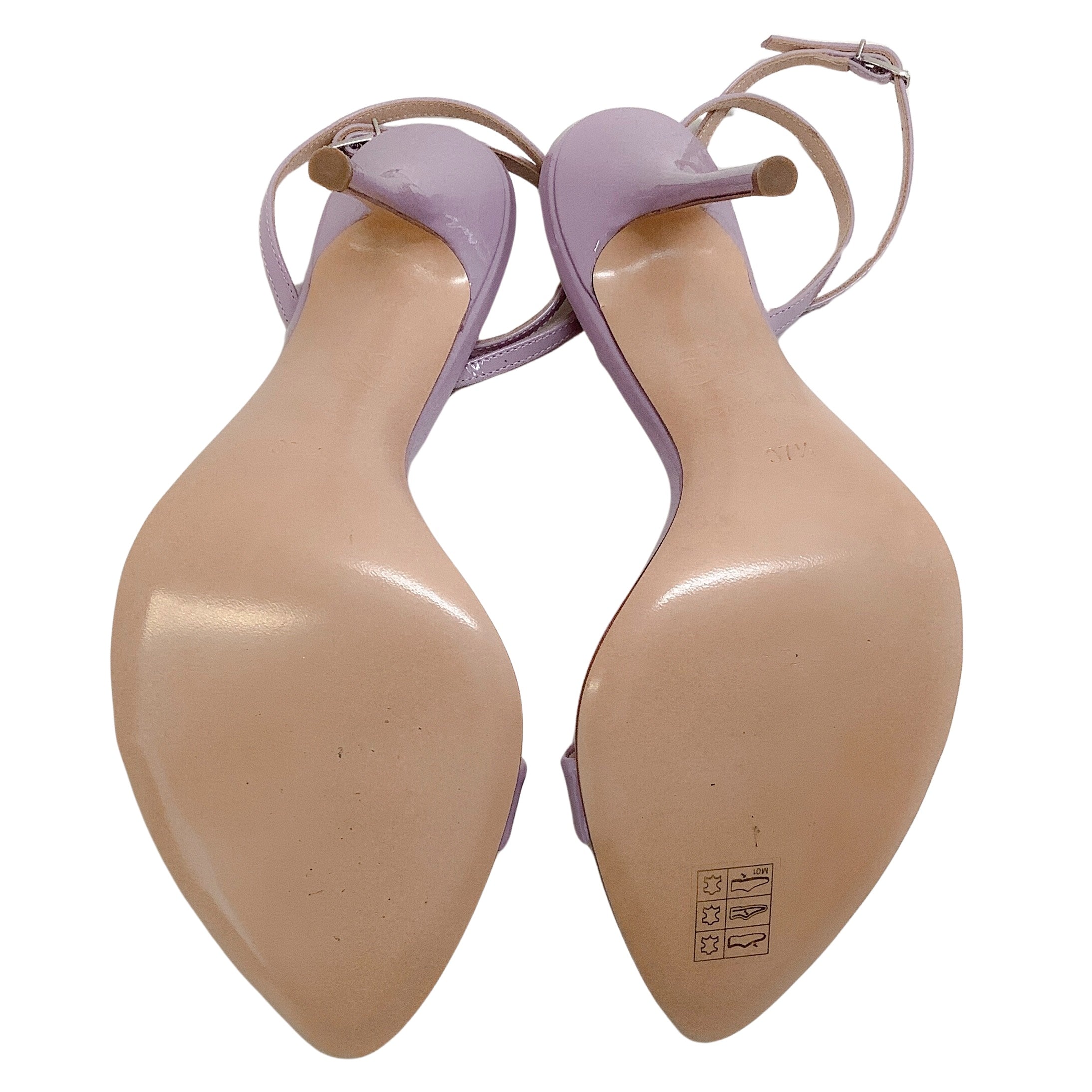 Casadei Wisteria Patent Leather Tiffany Sandals