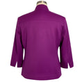 Load image into Gallery viewer, Akris Punto Magenta Button Front Wool and Angora Jacket

