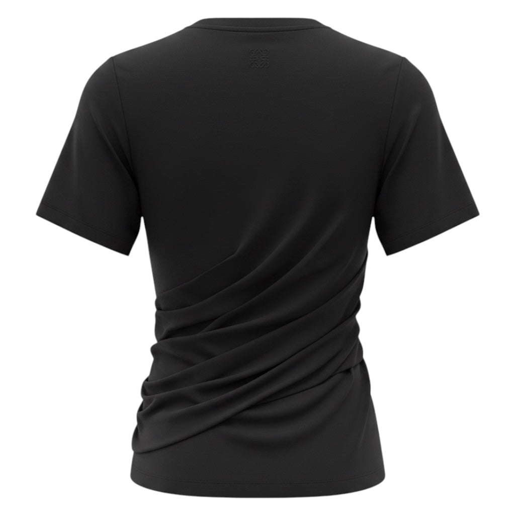 Loewe Black Twisted Cotton Top